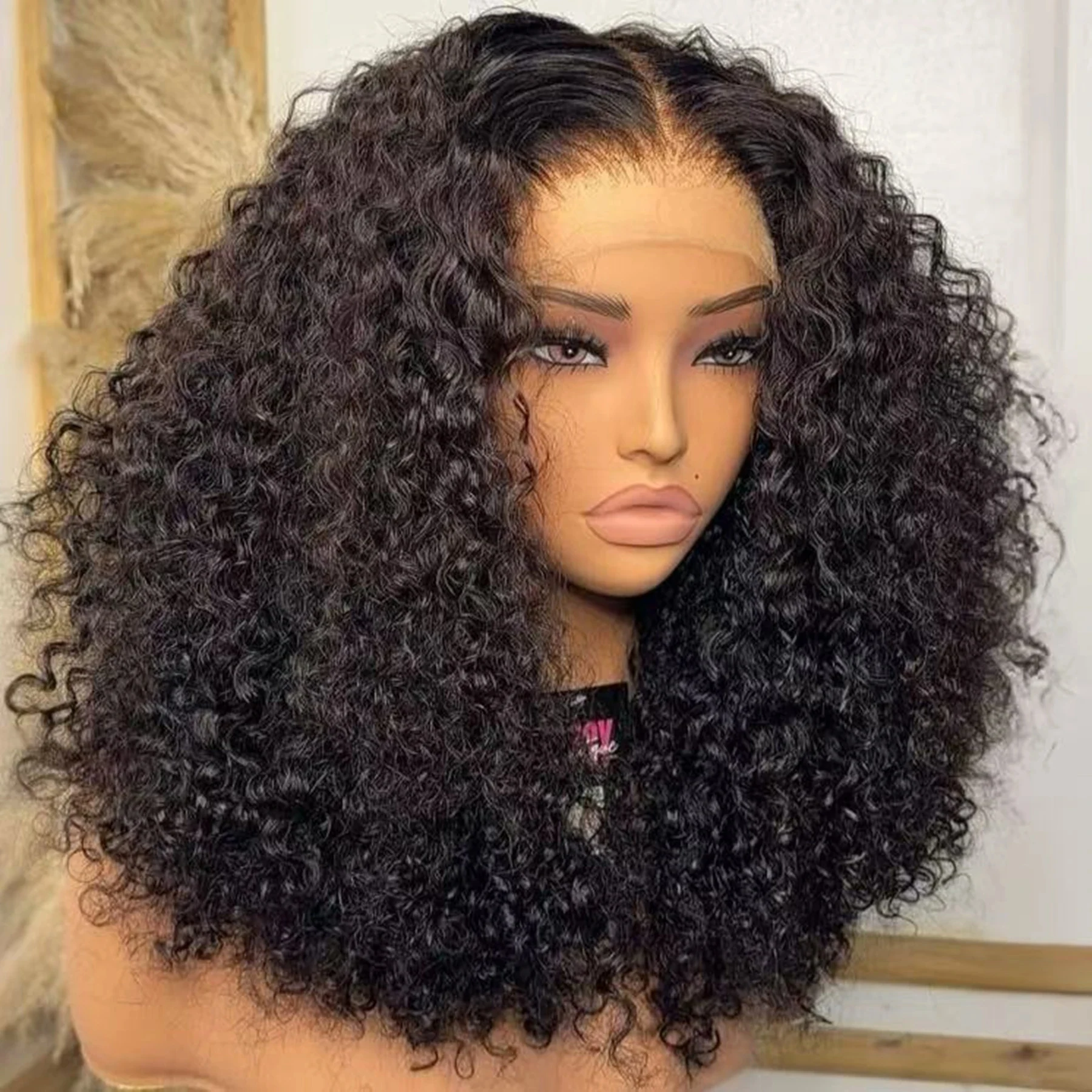 Glueless Wear And Go Human Hair Wig - 14-дюймовый парик с кружевной основой, имитирующий