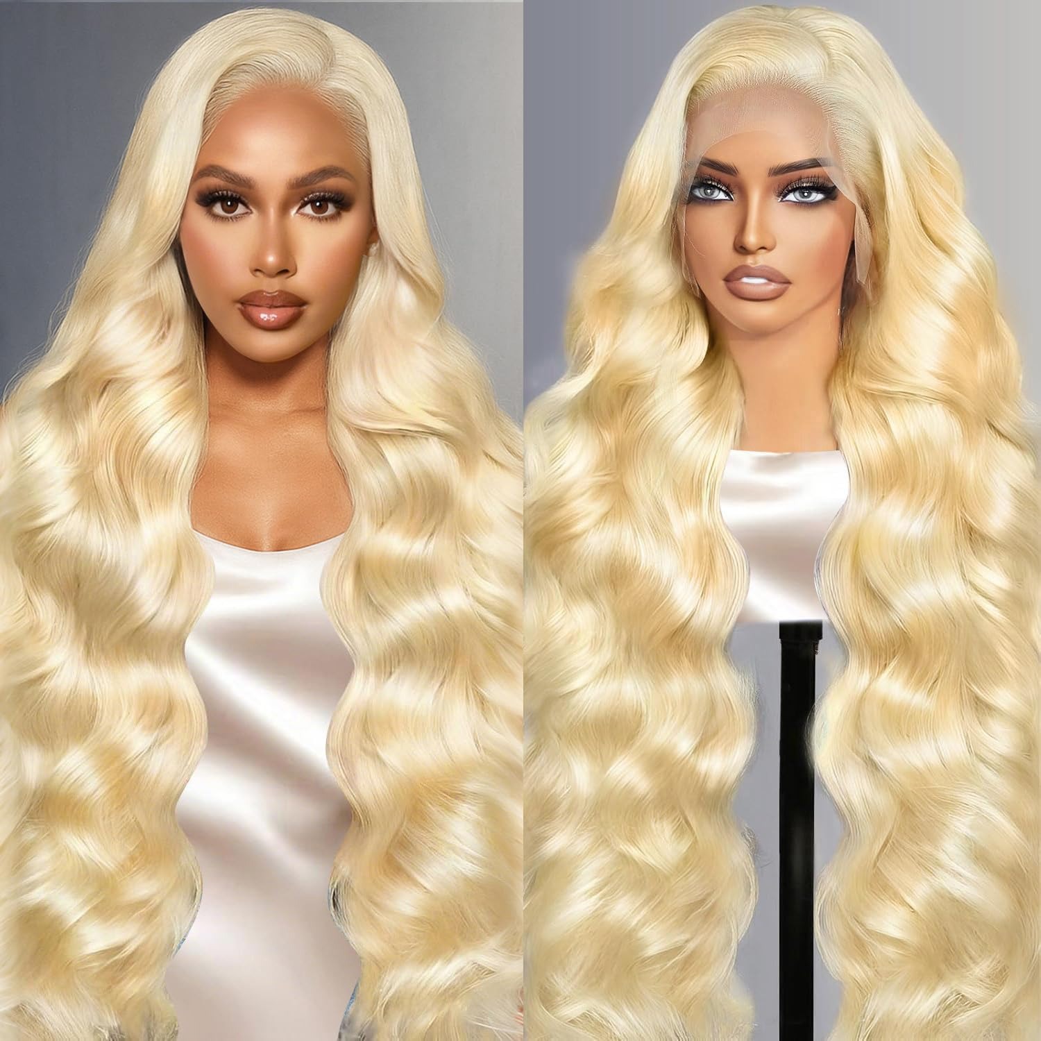 613 Blonde Body Wave Lace Front Wig - Парик с кружевной передней частью 13x4