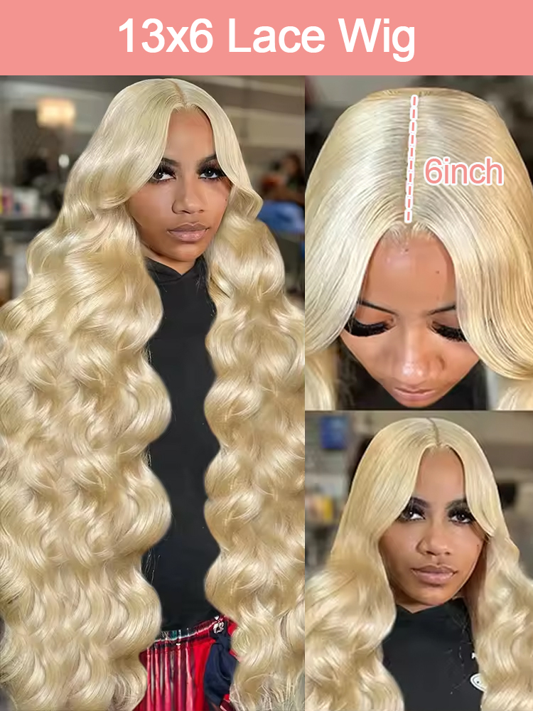 36 40 дюймов, оттенок 613 «Мед – обзор и цена 613 Blonde Body Wave Lace Front Wig