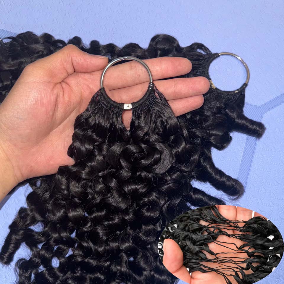 12A Бирманские кудрявые волосы – обзор и цена Invisible Tape In Extensions Real Hair