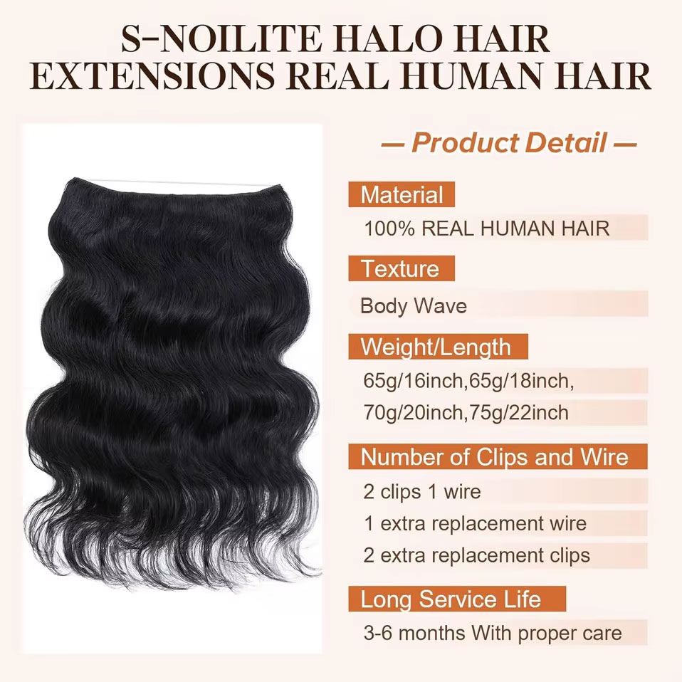 S-noilite Wire In Human Hair E – обзор и цена Invisible Tape In Extensions Real Hair