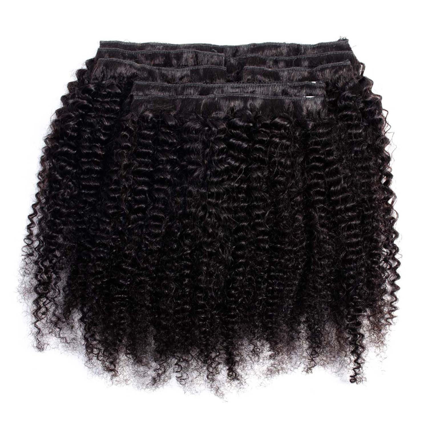 Накладные волосы Afro Kinky Cu – обзор и цена Seamless Clip In Hair Extensions Human Hair