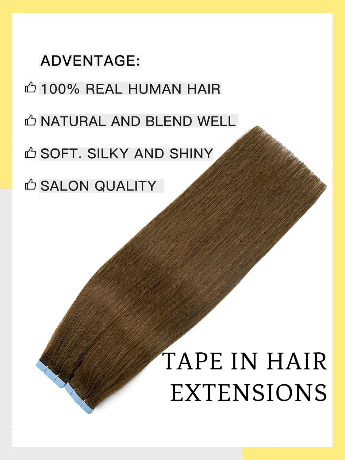 Лента из 100% человеческих вол – обзор и цена Invisible Tape In Extensions Real Hair