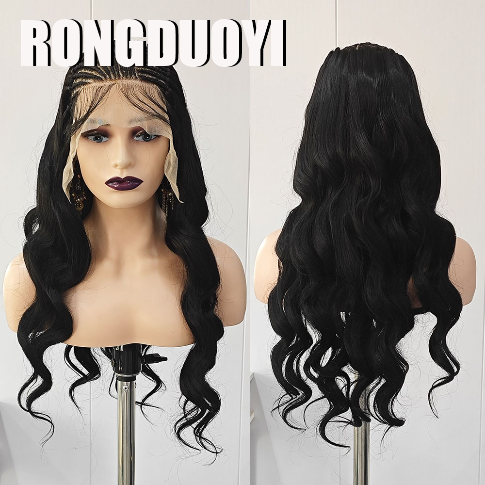 Синтетический парик RONGDUOYI  – обзор и цена Synthetic Braided Wigs For Black Women