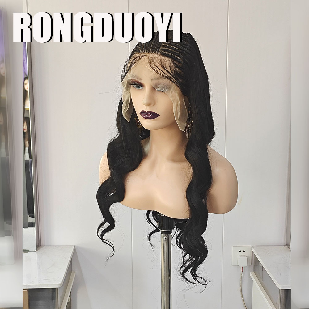 Синтетический парик RONGDUOYI  – обзор и цена Synthetic Braided Wigs For Black Women