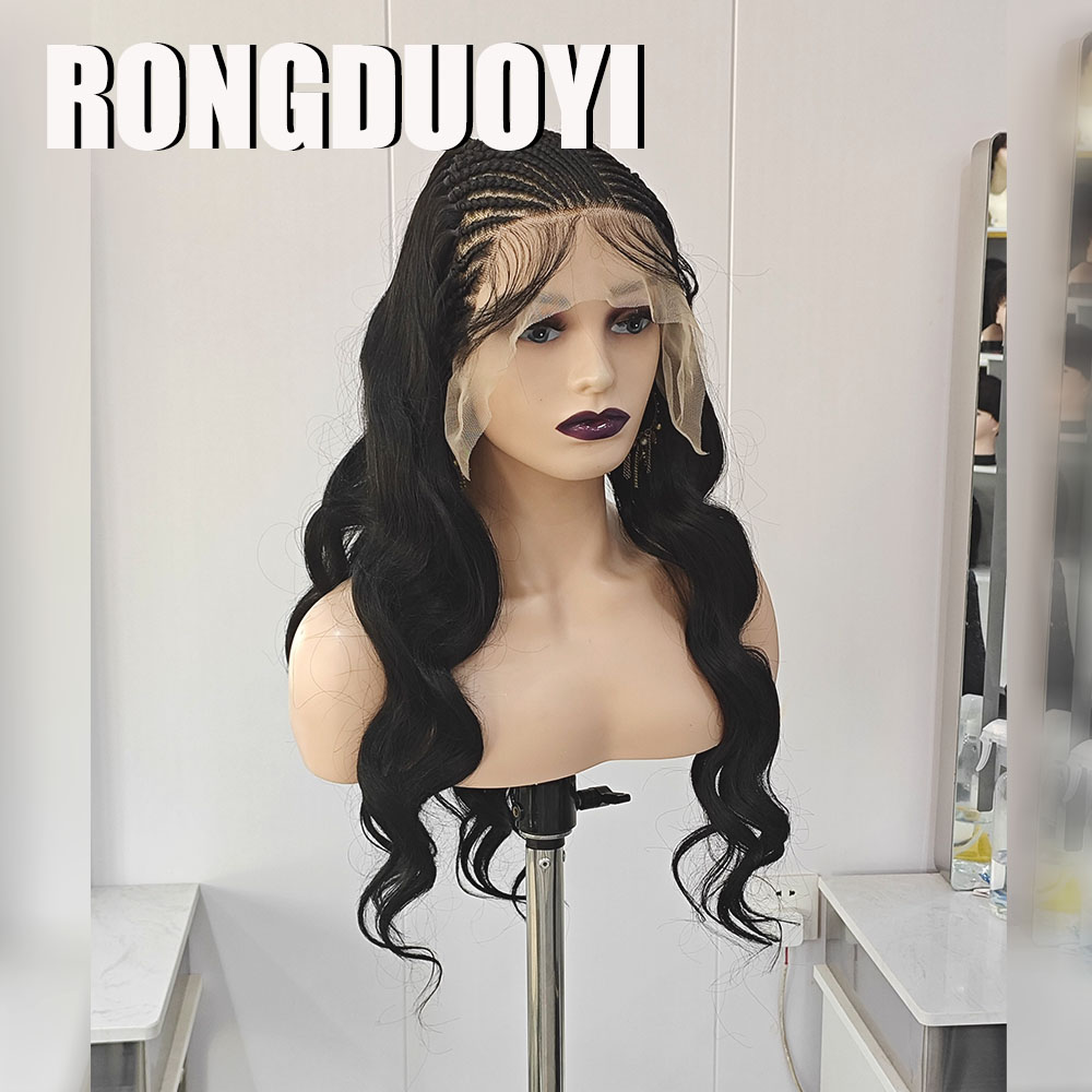 Синтетический парик RONGDUOYI  – обзор и цена Synthetic Braided Wigs For Black Women