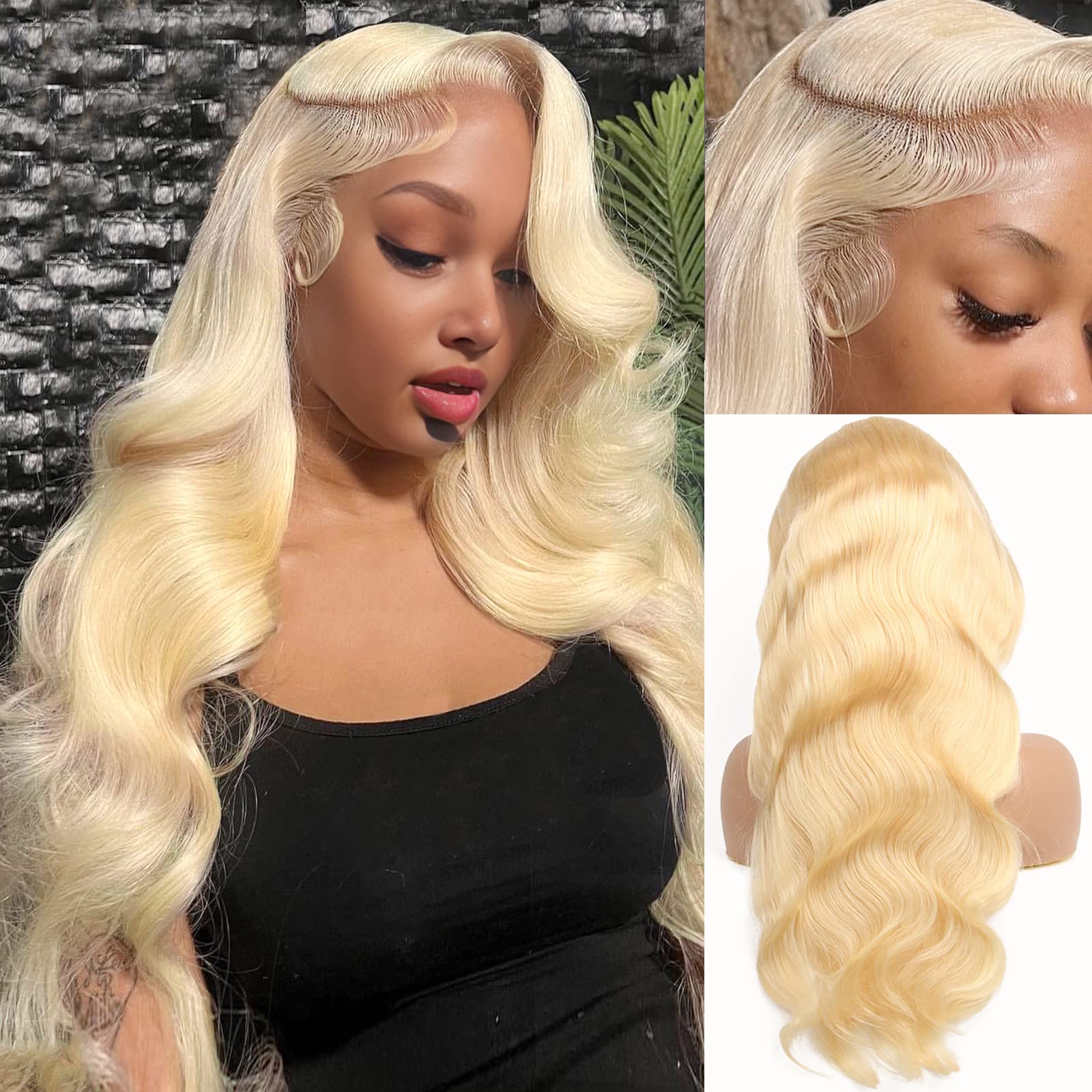 Парик из натуральных волос 613 – обзор и цена 613 Blonde Body Wave Lace Front Wig